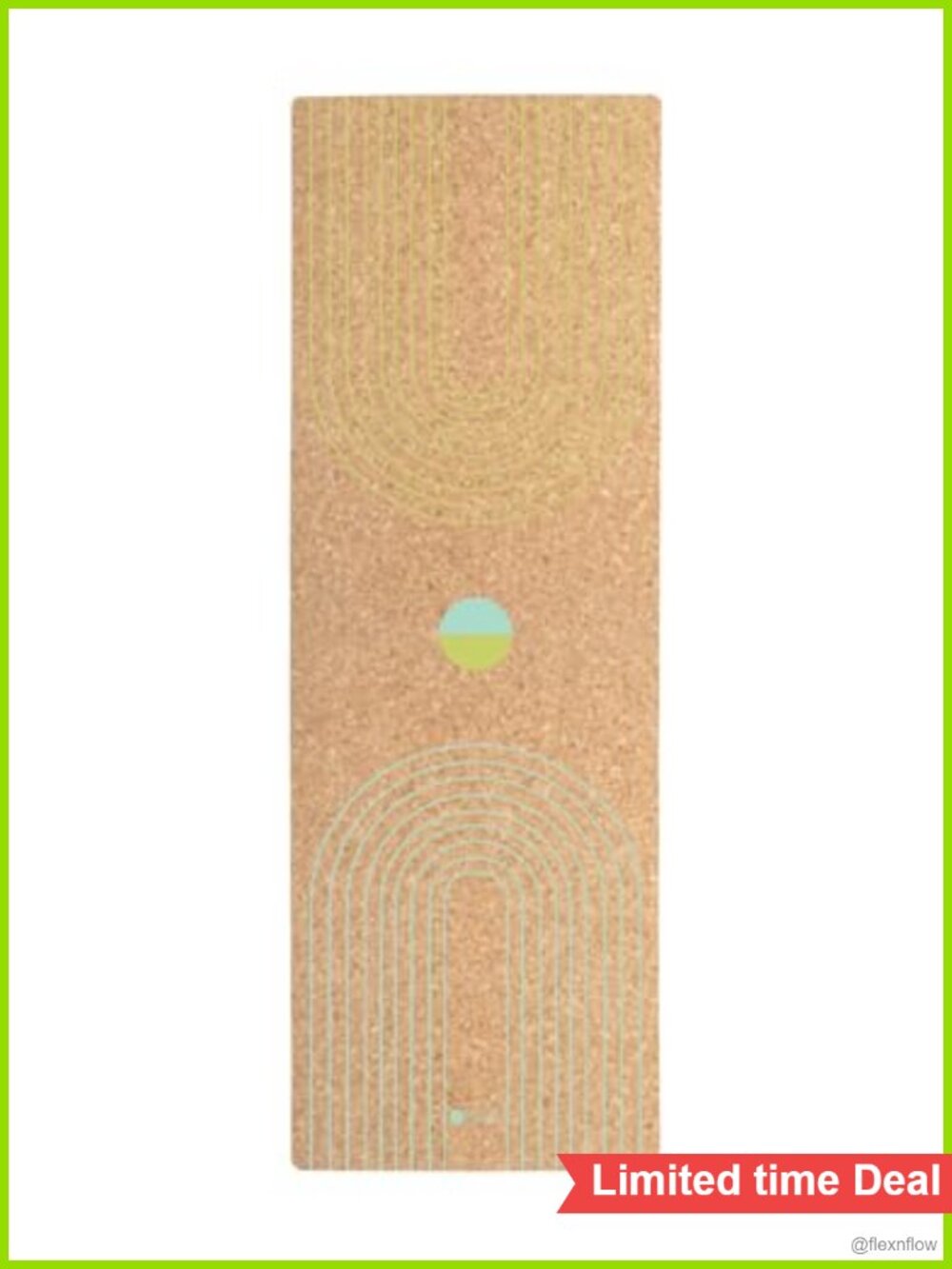 Cork Yoga Mat with Carrying Strap - Eco Luxury, Ideal for Hot Yoga, Power,